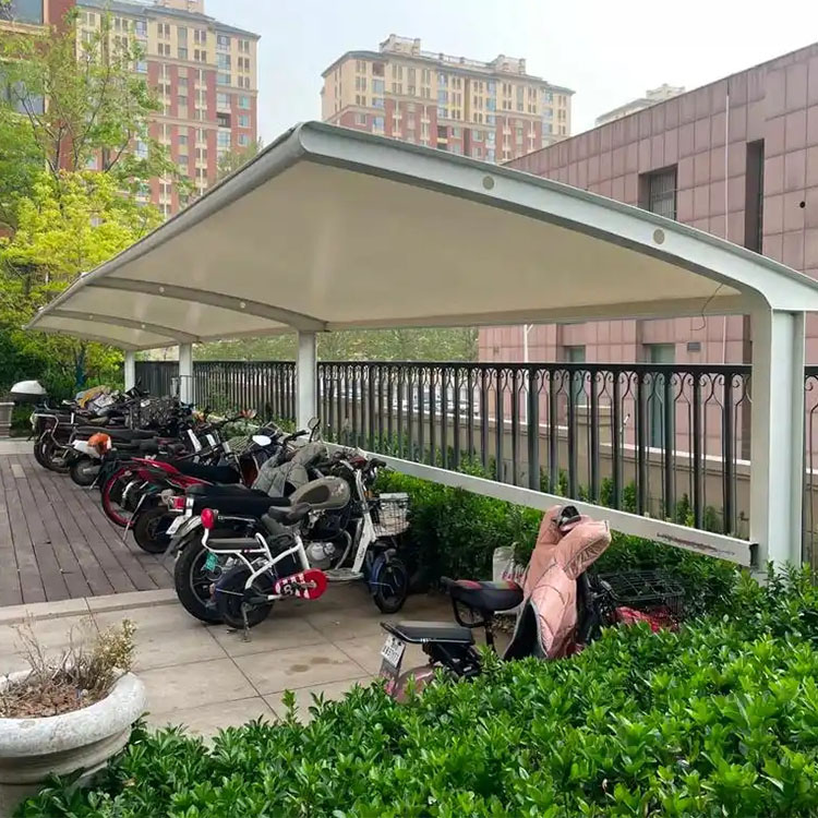 蠡县膜结构电动车棚